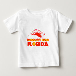Camiseta Para Bebê Praia da Cidade do Panamá, Florida