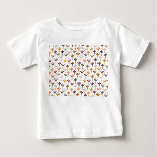 Camiseta Para Bebê Prata, Dourado, latão e platina