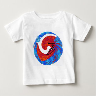 Camiseta Para Bebê Prato do favorito do caiaque