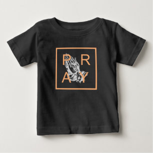 CAMISETA PARA BEBÊ PRAY