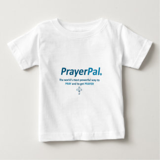Camiseta Para Bebê PrayerPal: Paródia de PayPal