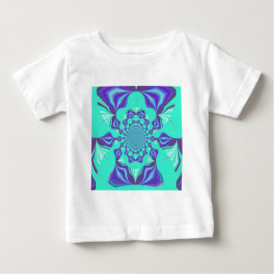 Camiseta Para Bebê Precioso azul