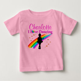 CAMISETA PARA BEBÊ PRECIOSO PERSONALIZADO BALLERINA TUTU