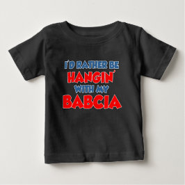 Camiseta Para Bebê Preferencialmentes Seguidas Por Babcia