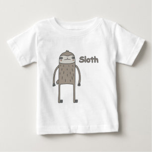 Camiseta Para Bebê Preguiça