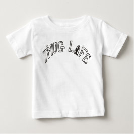 Camiseta Para Bebê Prêmio Thug Baby Life