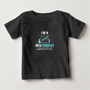 Camiseta Para Bebê Presente cientista   Sou Um Cientista Da Informaç