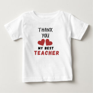 Camiseta Para Bebê Presente de Agradecimento de Coração para Meu Melh
