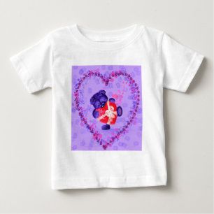 Camiseta Para Bebê Presente De Amor - Para Você - Doce