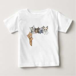 Camiseta Para Bebê Presente de Bebê Amante de Gatos - Camiseta de Gat