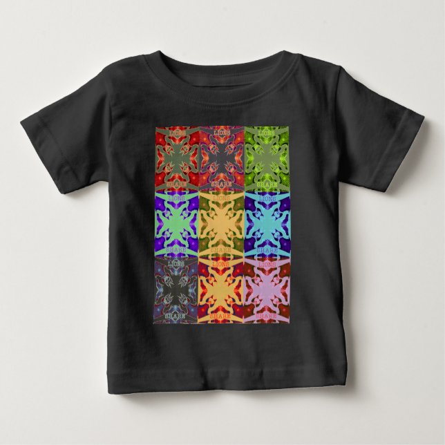 Camiseta Para Bebê presente de leões Hakuna Matata (Frente)