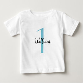 Camiseta Para Bebê Presente de primeiro aniversario PERSONALIZADO, an