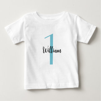 Camiseta Para Bebê Presente de primeiro aniversario PERSONALIZADO, an