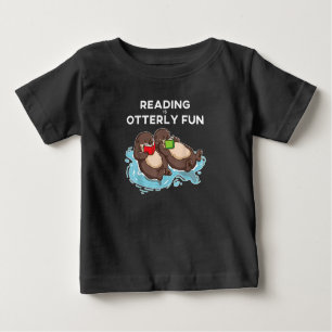 Camiseta Para Bebê Presente externo Lagarto-Presente Leitura de Liv