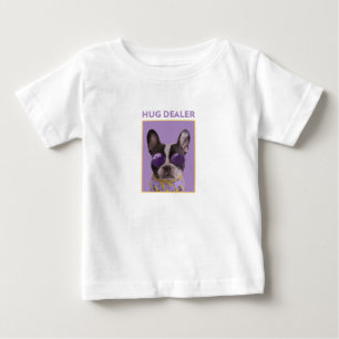 Camiseta Para Bebê presente fofo para amantes de bulldog francês, pre