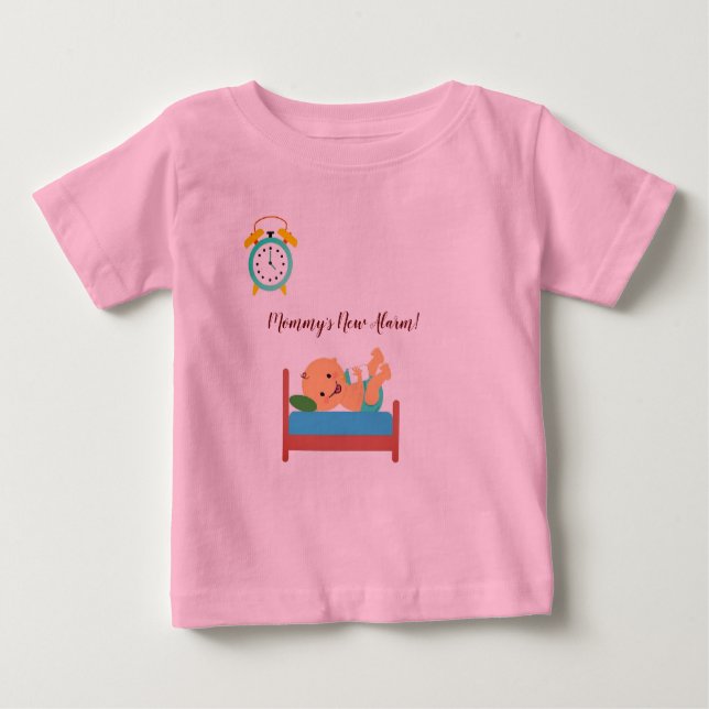 Camiseta Para Bebê Presente Humoroso para Bebês (sem opção subbase) (Frente)