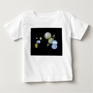 Camiseta Para Bebê Presente infantil do t-shirt da ciência da