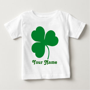 Camiseta Para Bebê Presente irlandês personalizado do Dia de São