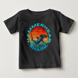 Camiseta Para Bebê Presente para amantes de pesca de tubarão-martelo