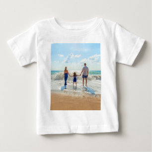 Camiseta Para Bebê Presente personalizado de camiseta do bebê fotográ