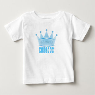 Camiseta Para Bebê Presente personalizado do Príncipe Herdeiro