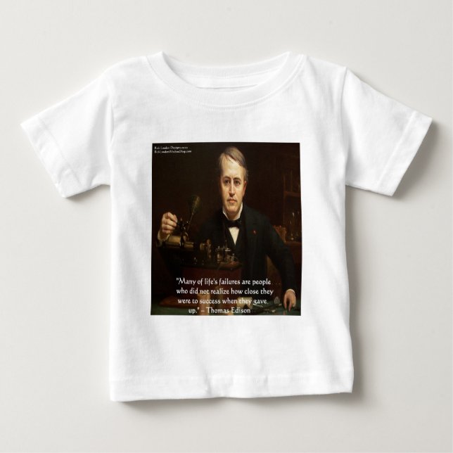 Camiseta Para Bebê Presentes de Citações de Sabedoria "Antes do Suces (Frente)