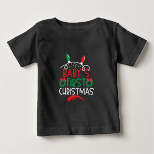 Camiseta Para Bebê Presentes de Natal Adoráveis de 2023