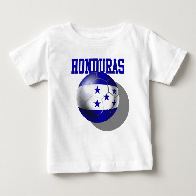 Camiseta Para Bebê Presentes dos fãs de futebol de Honduras Los (Frente)