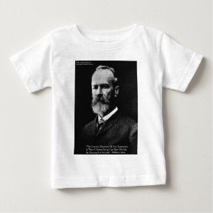 Camiseta Para Bebê Presentes e Cartões com Citações de William James