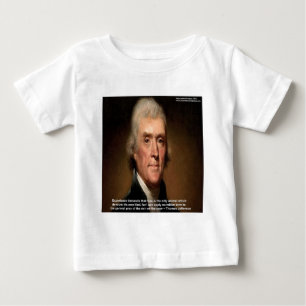 Camiseta Para Bebê Presentes e Cartões Thomas Jefferson Trickle Down