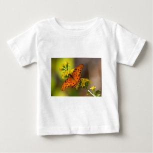 Camiseta Para Bebê Presentes e Roupa da borboleta do Golfo Fritillary