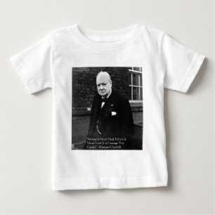Camiseta Para Bebê Presentes "O Sucesso Nunca é Final" de Winston Chu