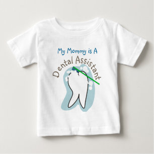 Camiseta Para Bebê Presentes originais do assistente dental