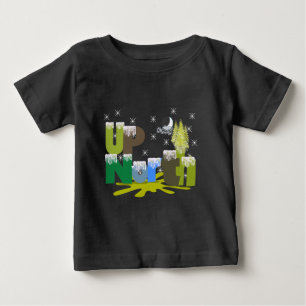Camiseta Para Bebê Presentes para cimaNorte e Roupa