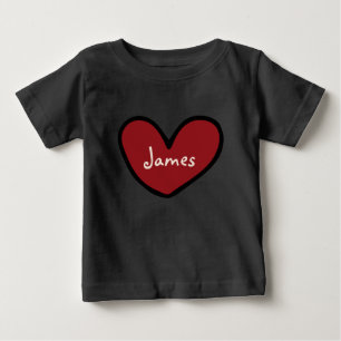 Camiseta Para Bebê Presentes Personalizados para Bebês com Padrão de 
