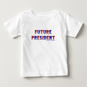 Camiseta Para Bebê Presidente futuro