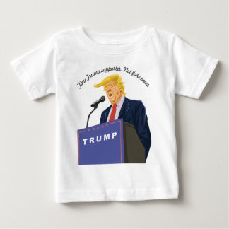 Camiseta Para Bebê Presidente Trump Super Competitivo Personalizável