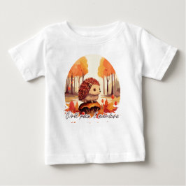 Camiseta Para Bebê Prêt pour l'aventure aussi