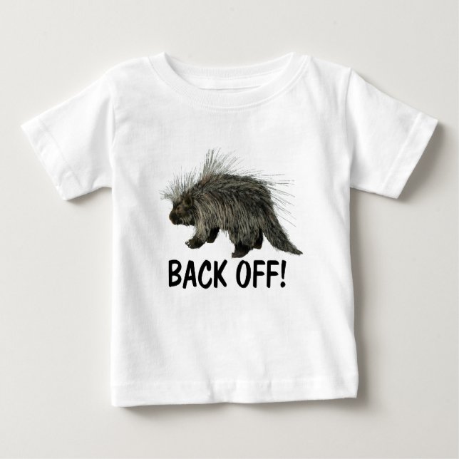 Camiseta Para Bebê Prickly Porky (Frente)