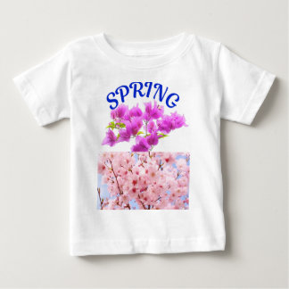 Camiseta Para Bebê Primavera