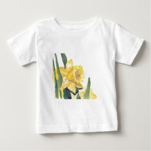 Camiseta Para Bebê Primavera Daffodils