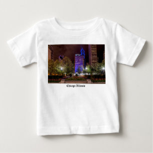 Camiseta Para Bebê Primavera do Millennium Park, temporada de Todler,