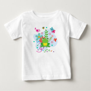 Camiseta Para Bebê Primavera no Jardim