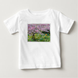 Camiseta Para Bebê Primavera no Jardim de Claude Monet