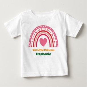 Camiseta Para Bebê Primeira Viagem Em Torno Da Foto Do primeiro anive