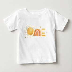Camiseta Para Bebê Primeira Viagem Em Torno Do Sol   PRIMEIRO ANIVERS
