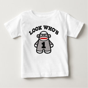 Camiseta Para Bebê Primeiro aniversario