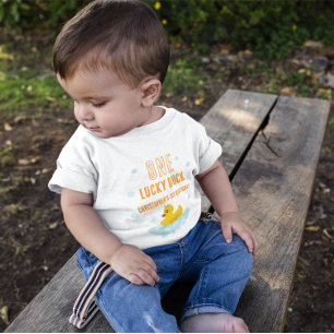 Camiseta Para Bebê Primeiro aniversario