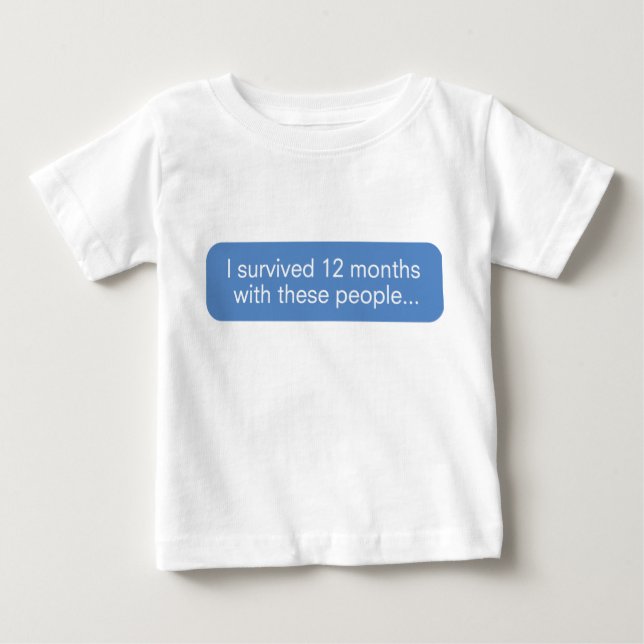 Camiseta Para Bebê primeiro aniversario (Frente)