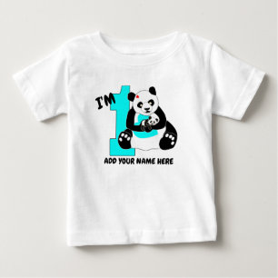 Camiseta Para Bebê PRIMEIRO ANIVERSARIO adicione seu nome